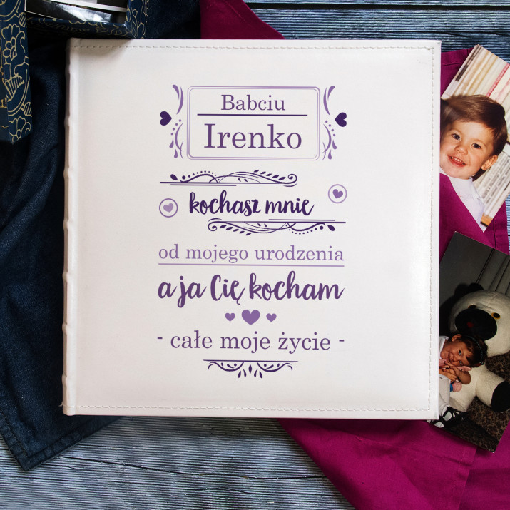 Babcia - Personalizowany Album na zdjęcia